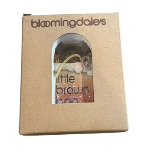 Bloomingdale's Little Brown Bag Ornament - Sparkling Gold